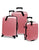 Travelers Choice Freedom 3 Piece Lightweight Hard-Shell Spinning Rolling Luggage Set
