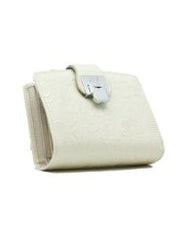 Jacky&Celine J25-001-045 Ladies' Ivory Leather Compact Wallet