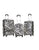 Rockland Luggage 3 Piece Upright Set